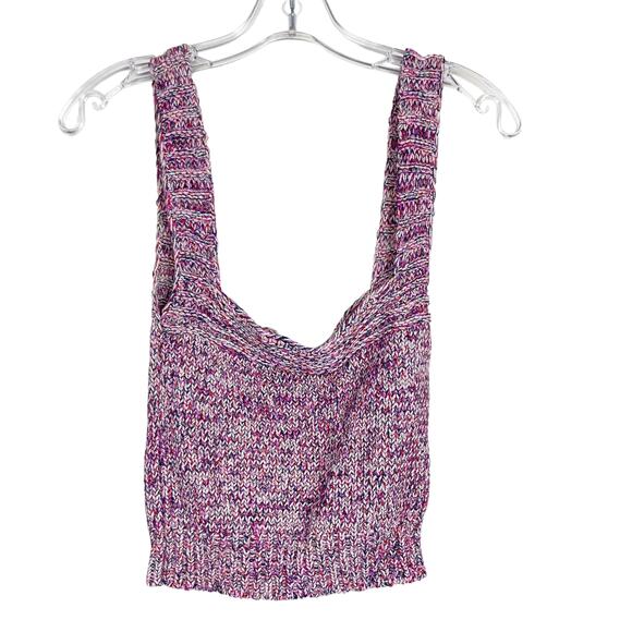 Lovers and Friends Marlene Pink Knit Tank Top Sz S - Picture 4 of 5